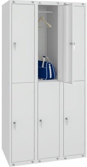 Шкаф металлический для одежды МеталСити ШР-36(400) в ШефСтор (chefstore.ru)